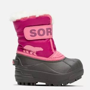 Sorel Toddler Snow Commander Boot BRAND NEW!! Tropic Pink/Deep Blush Size 6